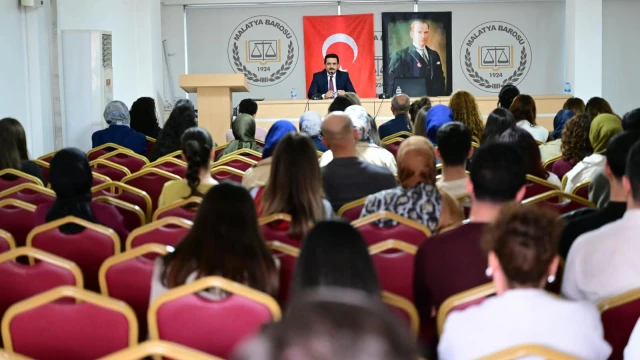 Başkan Taşkın'dan Genç Avukatlara Meslek Önerileri — Fotoğraf 2