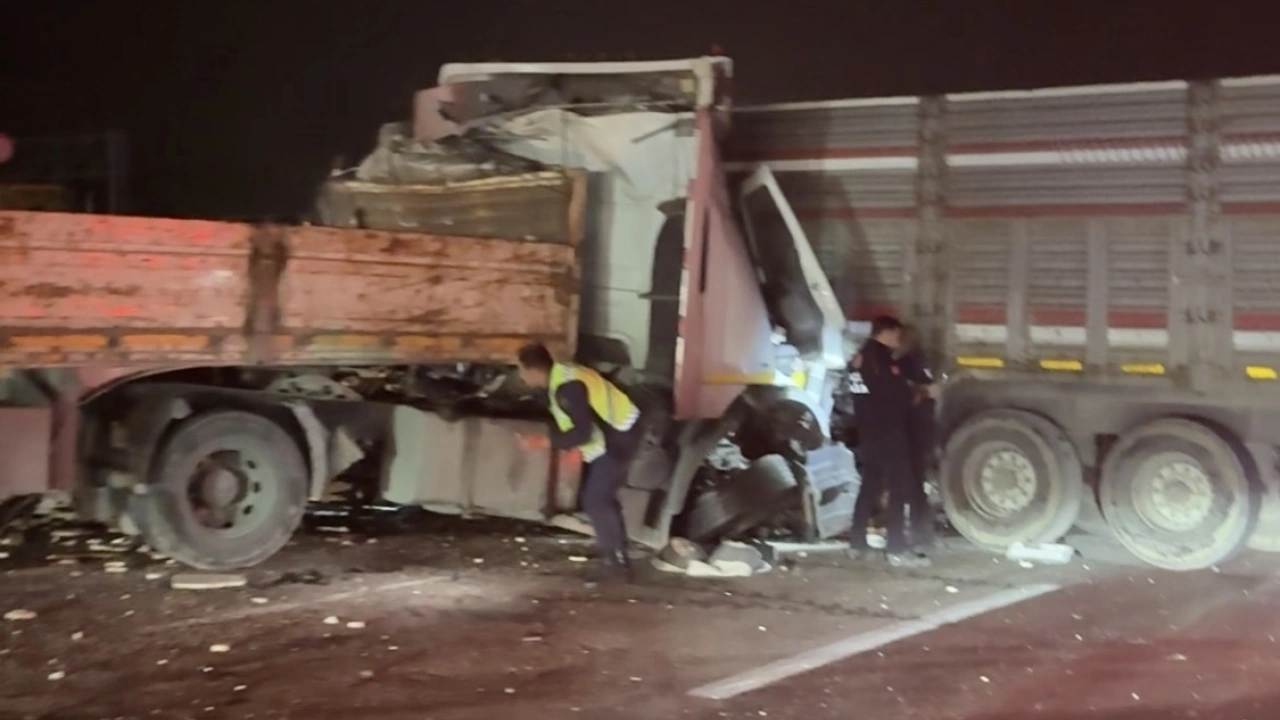 Malatya’da 3 Tır Birbirine Girdi: 1 Ölü