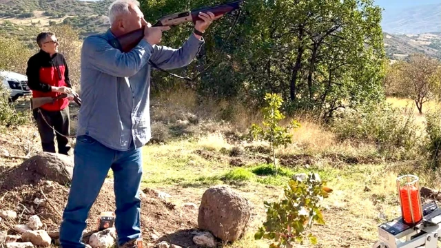 Malatya’da Avcılar Sezon Öncesi Trap Atışı! — Fotoğraf 1