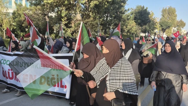 Malatya’da Filistin’e Vicdan Desteği! — Fotoğraf 2