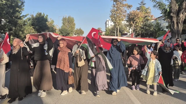 Malatya’da Filistin’e Vicdan Desteği! — Fotoğraf 3