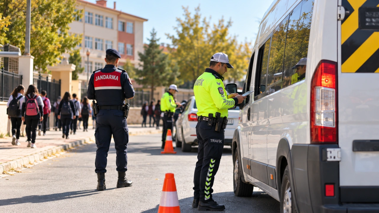 Malatya’da Okul Servislerine Denetim