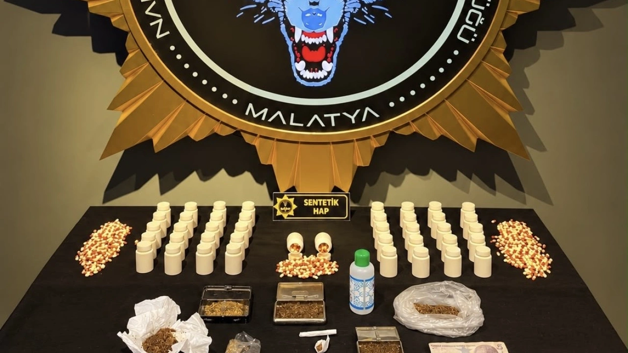 Malatya’da Zehir Tacirlerine Büyük Darbe; 10 Tutuklama