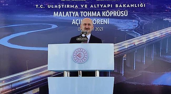 Malatya’da,Yeni Tohma Köprüsü Ulaşıma Açıldı