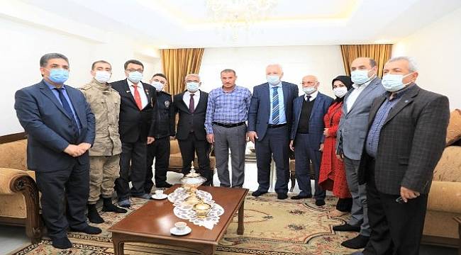 Başkan Güder’den,Şehit Ailesine Ziyaret 