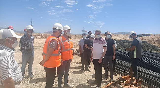 Baruş 1. OSB Arıtma Tesisi İnşaatını İnceledi