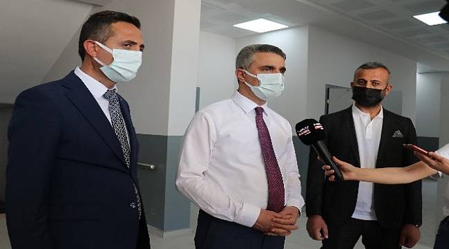 Vali Baruş’tan,Karagöz İnşaat Firmasına Teşekkür