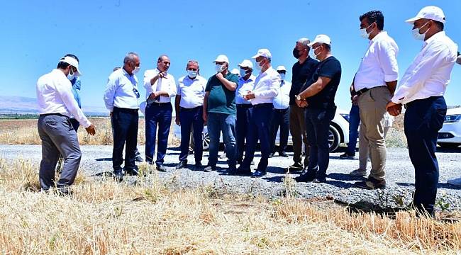 Çınar, Tarımsal Üretim Sahasındaki Faaliyetleri İnceledi