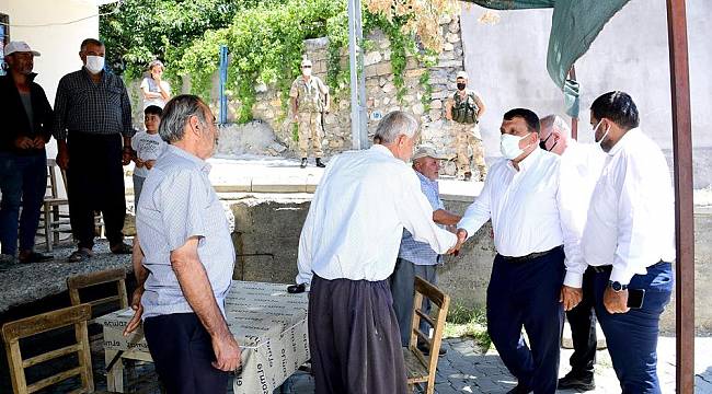 Gürkan, Elmalı Mahallesi'ni Ziyaret Etti