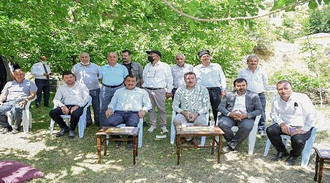 Muhtarlar'dan Başkan Gürkan'a Teşekkür