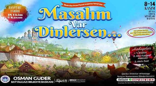 Battalgazi'de Ödüllü Masal Anlatma Yarışması