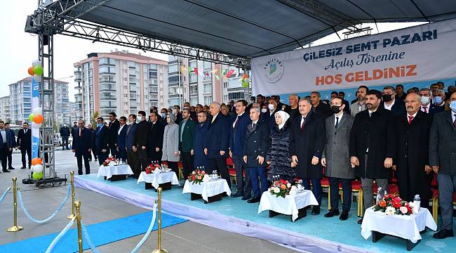 Yeşilyurt'ta Modern Semt Pazarı Hizmete Açıldı