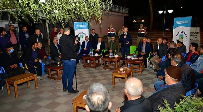 Çınar, Dilek Sakinleriyle Bir Araya Geldi