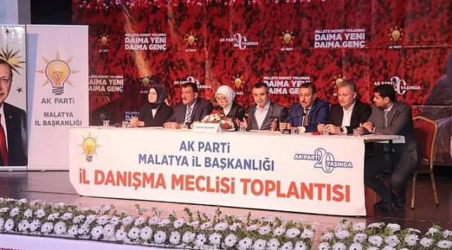 Malatya Ak Parti'de Danışma Toplantısı