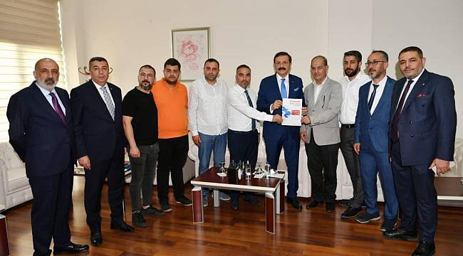 Eğitim Kart Projesi TOBB Başkanı’na Sunuldu