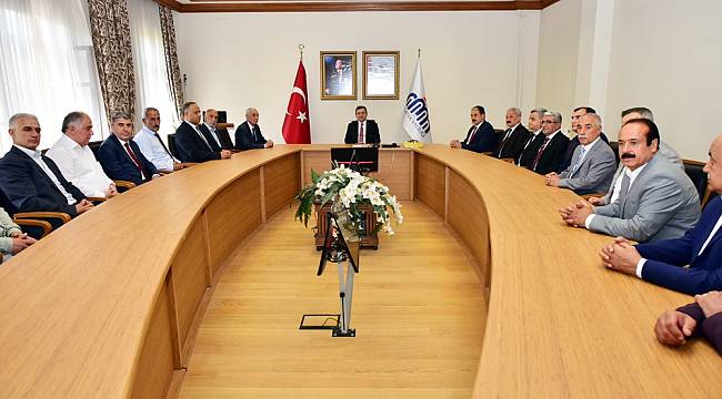 Oda Başkanlarından Vali Şahin’e Ziyaret
