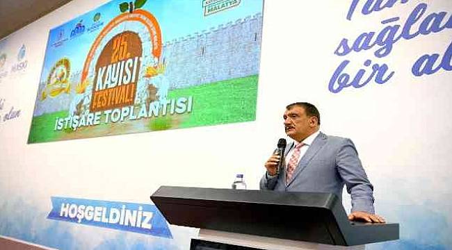 Malatya'da Kayısı Festivali İçin Birlik Beraberlik Mesajı 