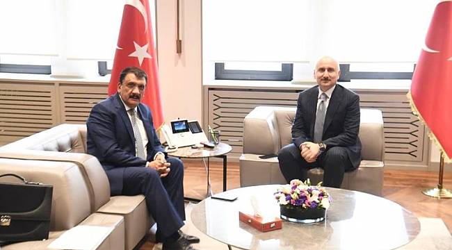  Gürkan'dan Bakan Karaismailoğlu'na Ziyaret