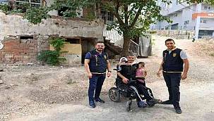Engellinin Çalınan Akülü Aracı Polis Ekiplerince Bulundu