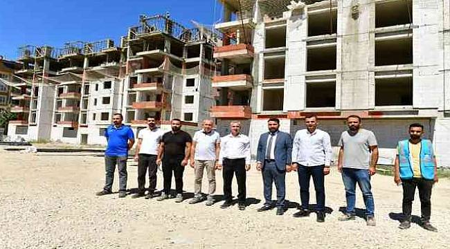 Yeşilyurt'ta Kentsel Dönüşüm Binaları Yükseliyor