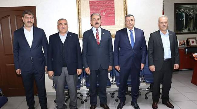 Başkan Özcan'dan,Başkan Keskin'e Ziyaret