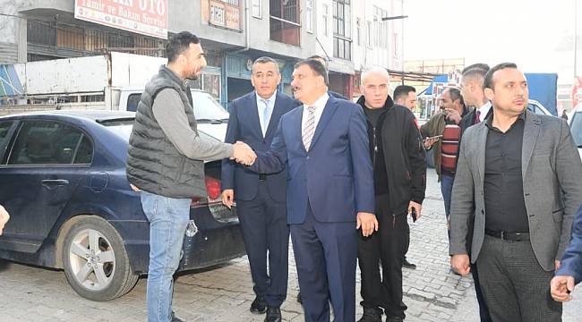 Gürkan'dan Sanayi Esnafına Ziyaret