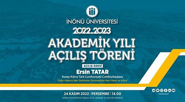 KKTC Cumhurbaşkanı Tatar Malatya'ya Gelecek