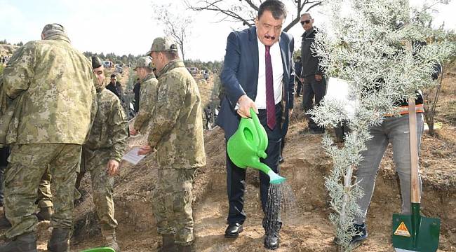 Malatya'da Türkiye Yüzyılına Nefes için Fidan Dikildi