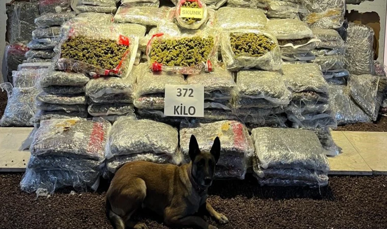 Malatya'da 372 Kilo Uyuşturucu Maddesi Ele Geçirildi