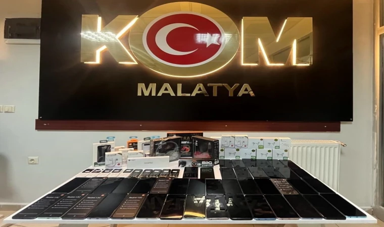Malatya'da Kaçak Telefon Operasyonu