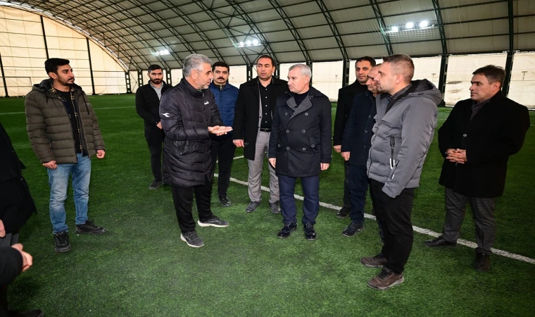 Çınar,Spor Yatırımlarında Örnek İlçe Olma Yolunda İlerliyoruz”