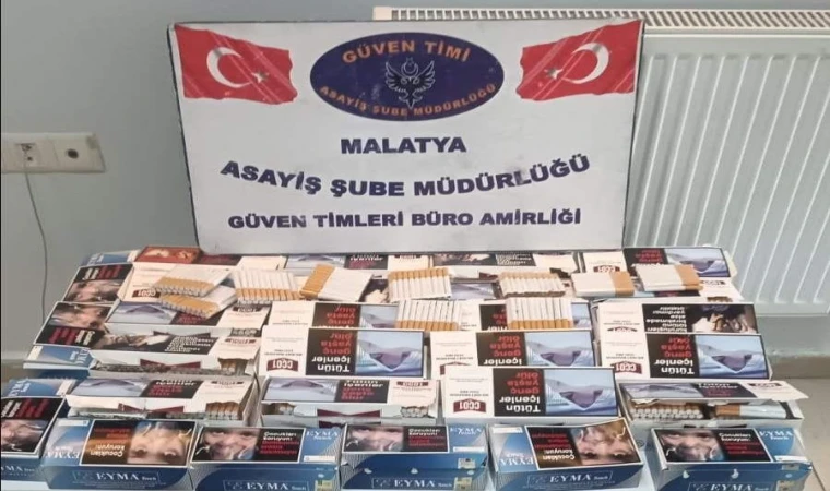 Malatya'da 120 Bin Adet Kaçak Sigara Ele Geçirildi
