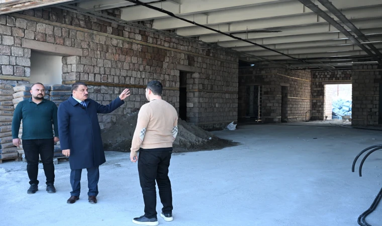 Gürkan,Arslantepe Höyüğü Karşılama İnşaatında Merkezinde Sona Geldik