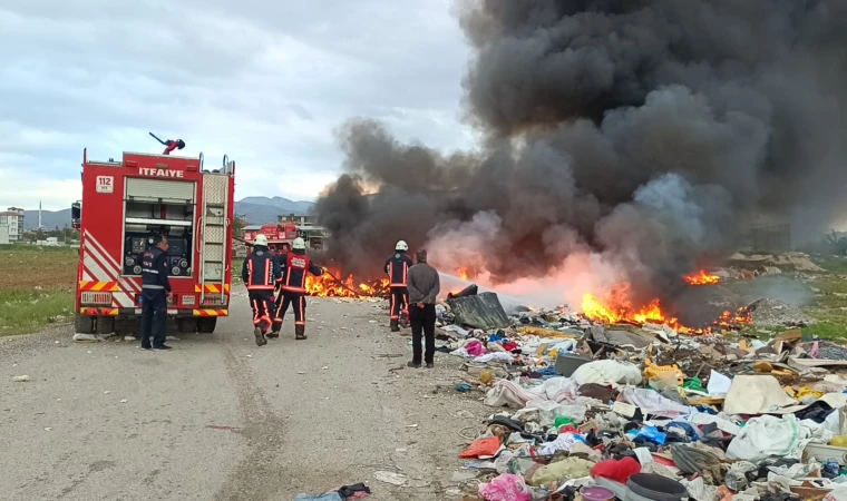 Malatya’da Hurdacılar Sitesi Yanında Korkutan Yangın