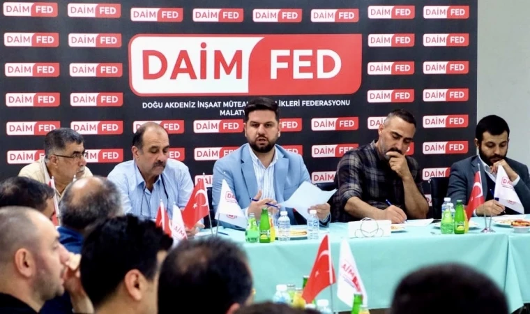 Malatya’da İnşaat Sektöründe (DAİMFED) Dönemi Başladı