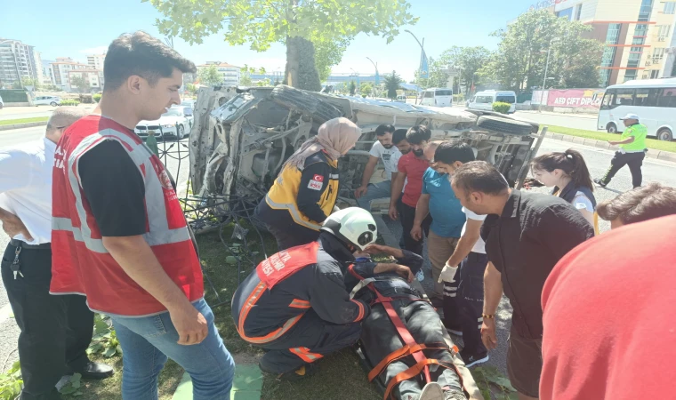 Malatya’da Trafik Kazası 2 Yaralı