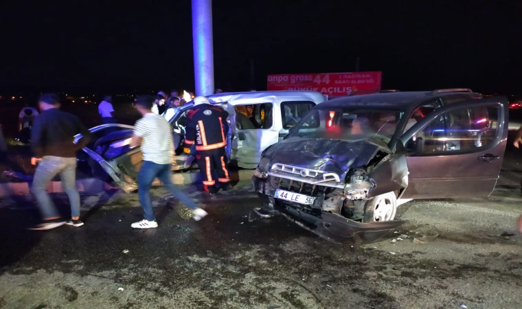 Malatya’da Trafik Kazası 1 Ölü 3 Yaralı