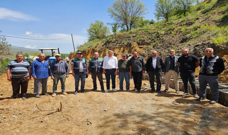 Malatya Büyükşehir’den Pütürge’ye Sulama Kanalı Yapımı