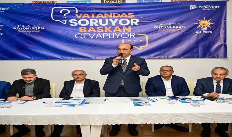 Malatya’da Vatandaş Soruyor, Başkan Cevaplıyor