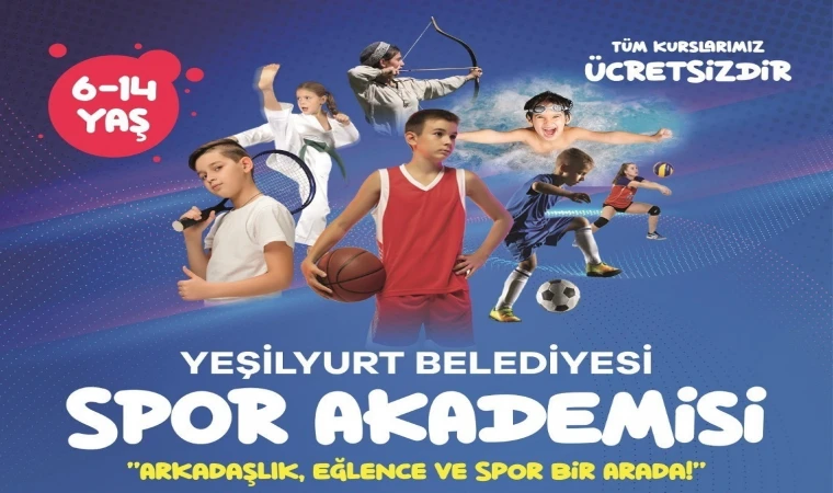 Yeşilyurt’ta Ücretsiz Spor Akademisi Kayıtları Başlıyor