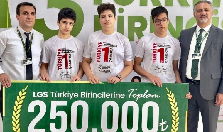 Malatya’da Çamlıca Kolejinden Türkiye Birinciliği Gururu