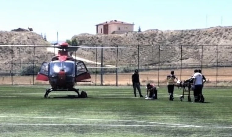 Malatya’da Eli Kesilen Vatandaşın İmdadına Helikopter Yetişti
