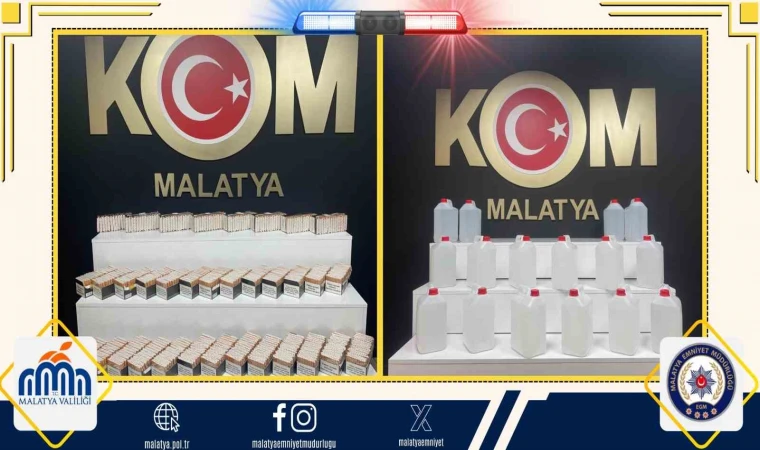 Malatya’da Kaçakcılık Operasyonları