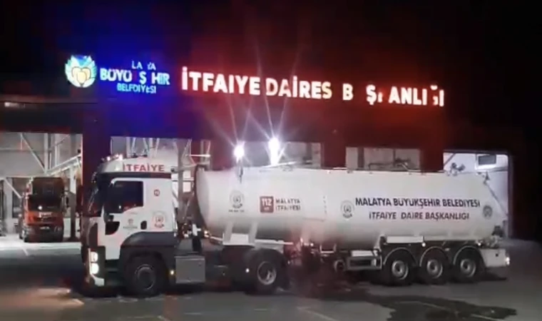 Malatya’dan Kahramanmaraş’a Orman Yangını Takviye Desteği