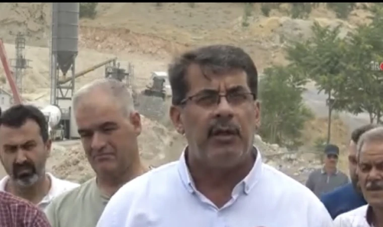 Malatya’da Beton Santraline Sert Tepki!