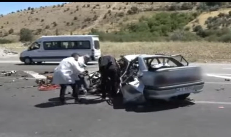 Malatya’da Feci Trafik Kazası 2 Ölü 1 Yaralı