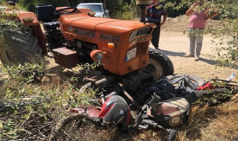 Malatya’da Traktör İle Motosiklet Çarpıştı 1 Ölü