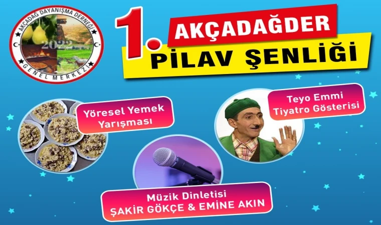 Malatya’da bir İlk, Pilav Şenliği Düzenlenecek