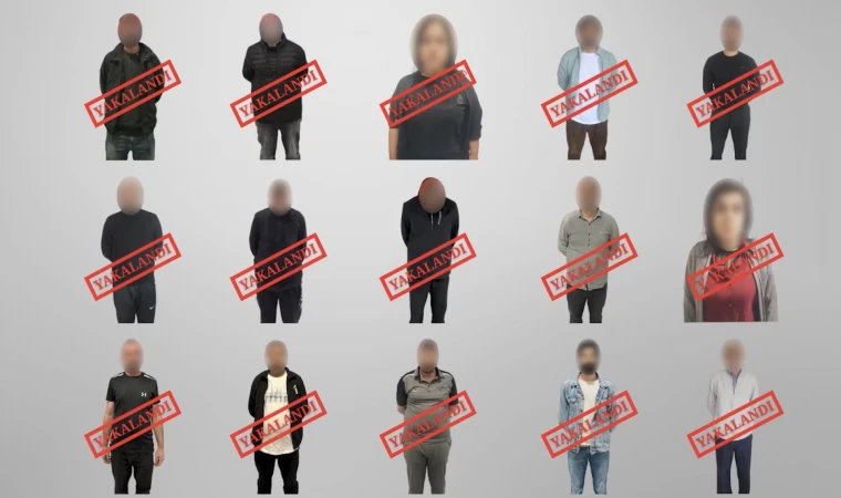 Kırmızı Bültenle Aranan 15 Firari Yakalandı