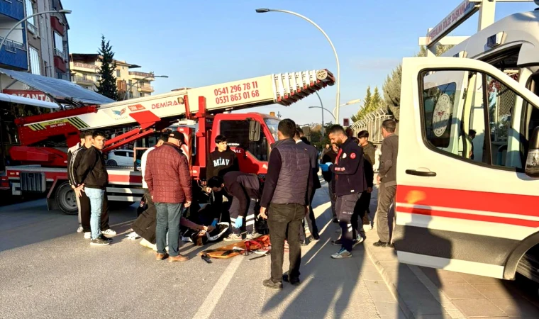 Malatya’da Vinç-Motosiklet Çarpıştı: 1 Yaralı